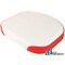 A & I Products Bottom Cushion, Wood Base, WHT/RED 16.5" x19.5" x3" A-372759R92-17 - alternate 4